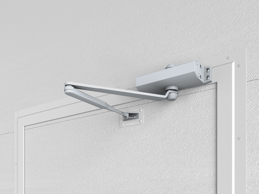 Kalit eshigiga yengil yopilish va eshik to'lig'icha yopilishini ta'minlaydigan dovodchining o'rnatilishi amalga oshiriladi.